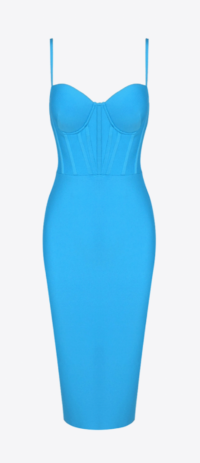 Ocean Blues Bandage Dress