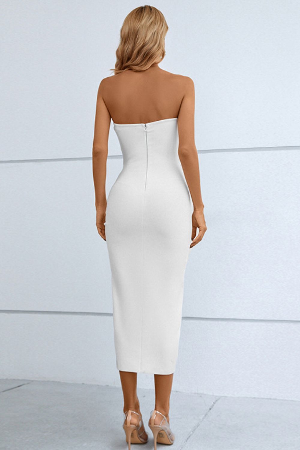 Luv Me Long Time Cutout Bandage Dress